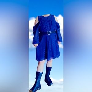 Off the Shoulder Long Sleeve Dress